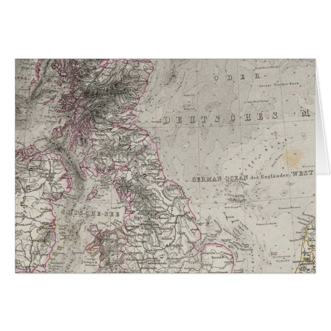 British Isles and surrounding sea (Front Horizontal)
