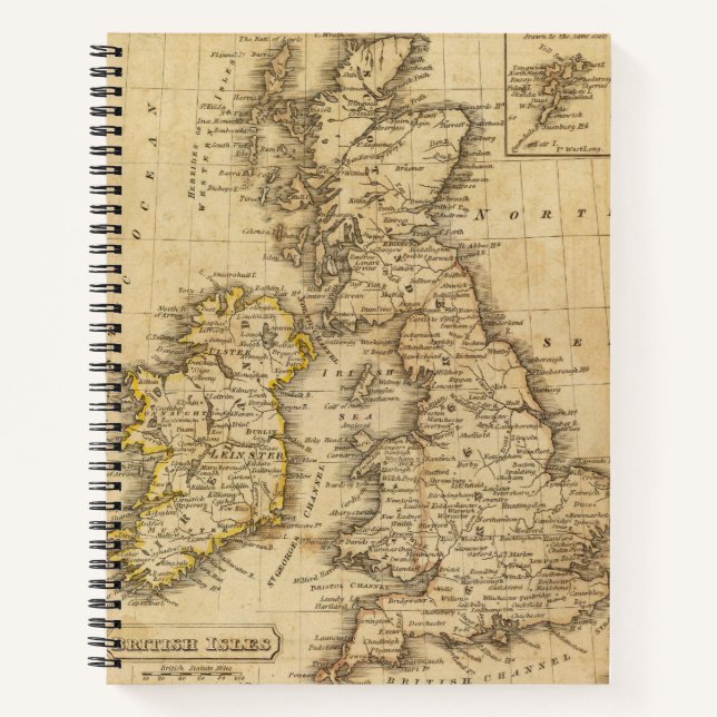 British Isles, Asia Notebook (Front)