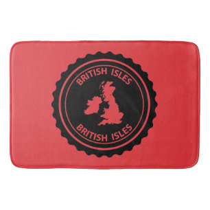 British Isles Bath Mat