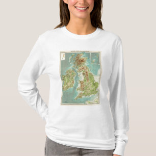 British Isles bathyorographical map T-Shirt
