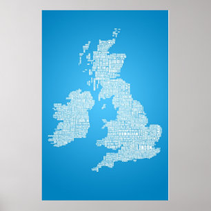 British Isles is the Word Poster