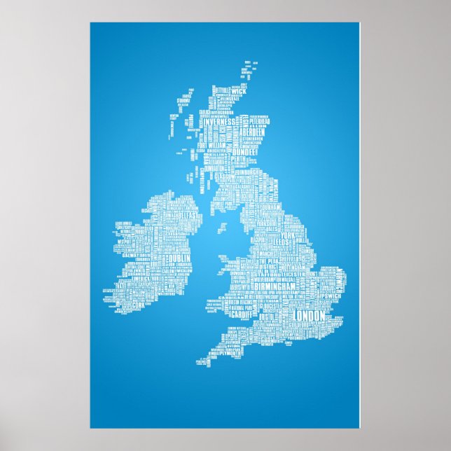 British Isles is the Word Poster (Front)