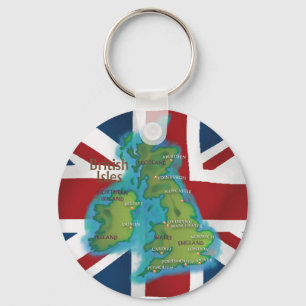 British Isles Key Ring
