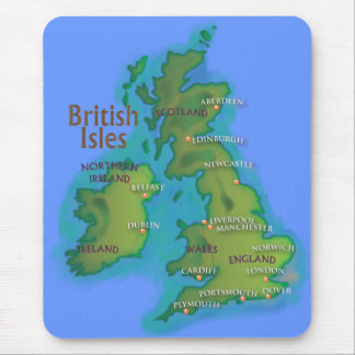 British Isles Mouse Pad