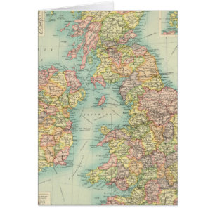 British Isles political map