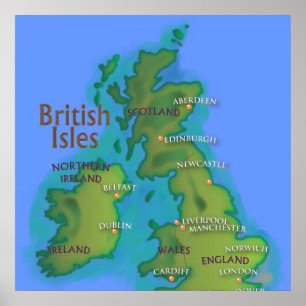 British Isles Poster