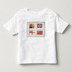 British Maritime Flags, from a French book of Flag Toddler T-Shirt
