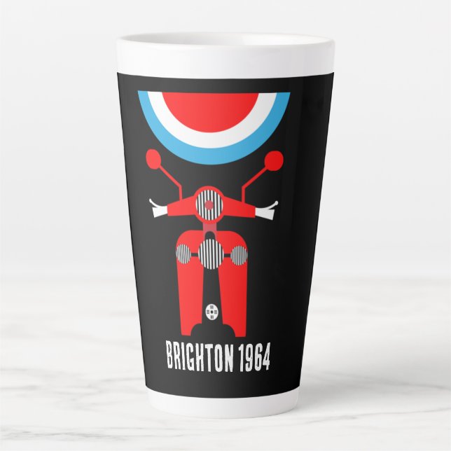 British Mods 1964 Latte Mug (Front)