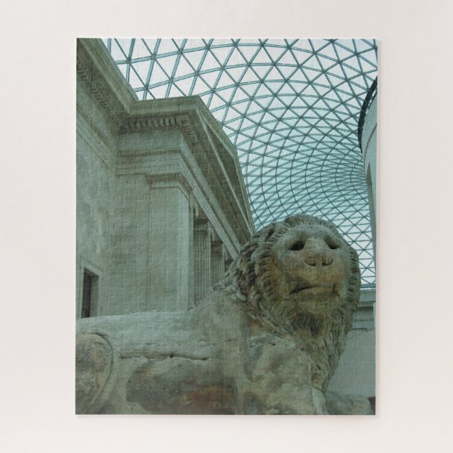 british museum lion jigsaw puzzle (Vertical)