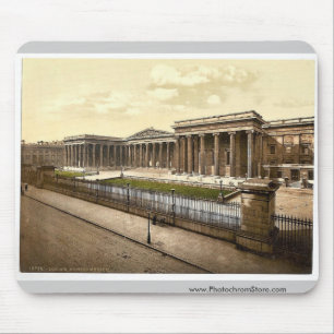 British Museum, London, England rare Photochrom Mouse Pad