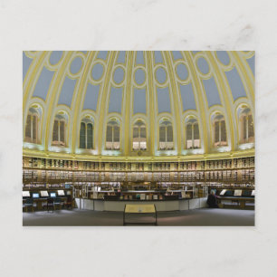 British Museum Reading Room Panorama Postcard