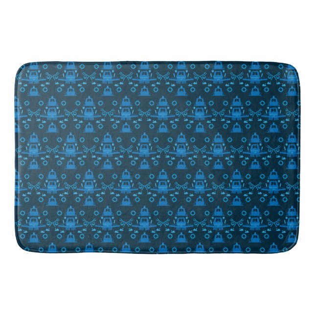 British Narrowboat Gifts Bath Mat (Front)