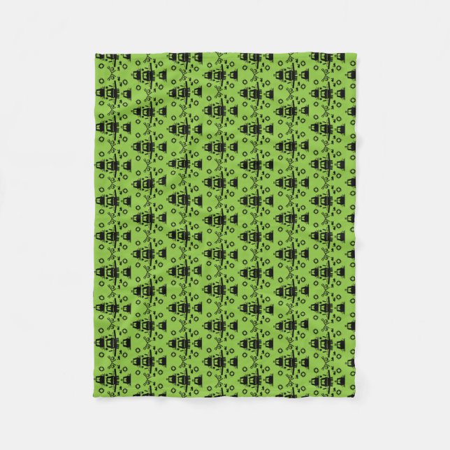 British Narrowboat Gifts Fleece Blanket (Front)