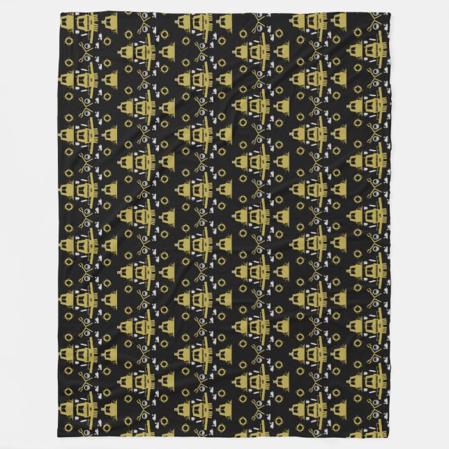 British Narrowboat Gifts Fleece Blanket (Front)