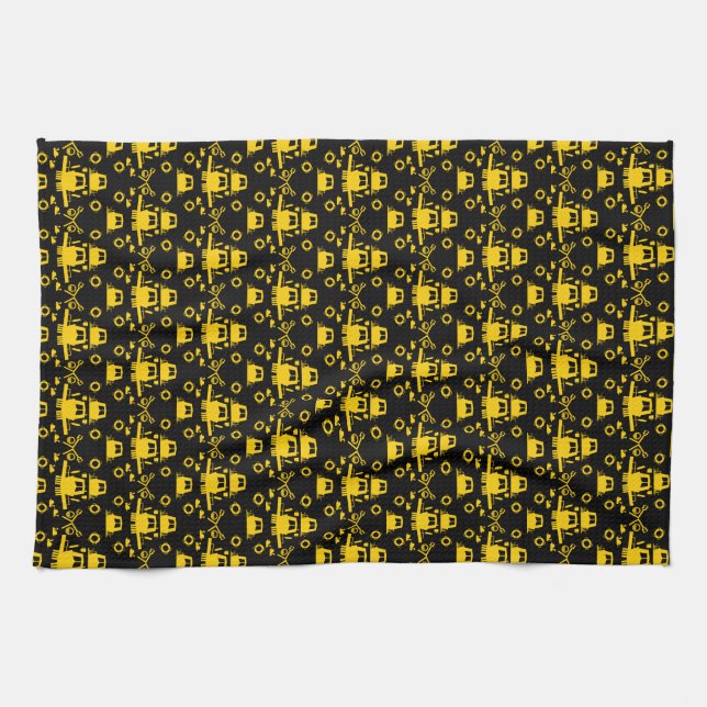 British Narrowboat Gifts Tea Towel (Horizontal)