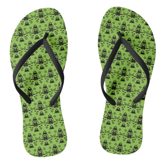 British Narrowboat Gifts Thongs (Footbed)