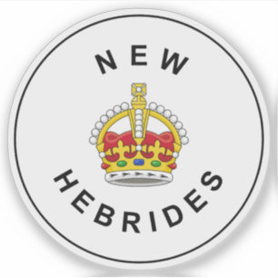 British New Hebrides badge, Vanuatu (1906–1952)