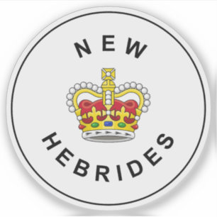 British New Hebrides badge, Vanuatu (1952–1980)