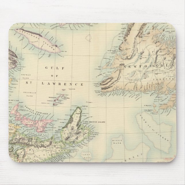 British North America 3 Mouse Pad (Front)