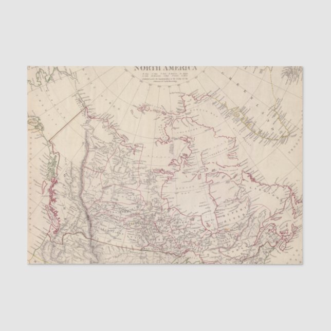 British North America Tissue Paper (Front)