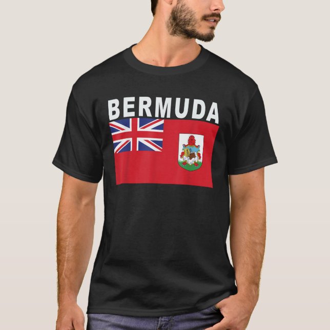 British Overseas Territory Flag of Bermuda T Shirt (Front)