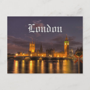British Parliament in London Postcard