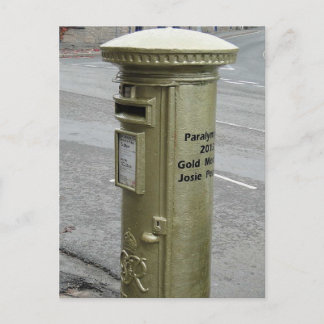 British pillar box - George VI Postcard