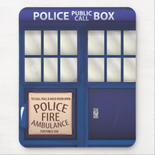 British Police Box Mouse Pad