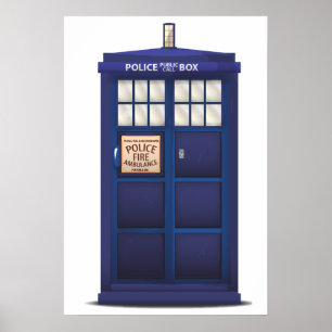 British Police Box Poster