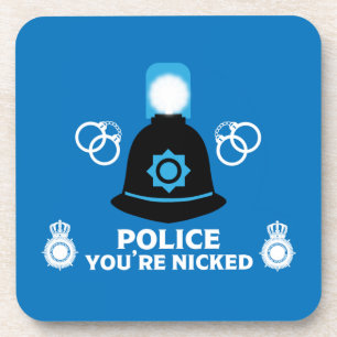 British Police Gifts And Accessories Latte Mug Coaster