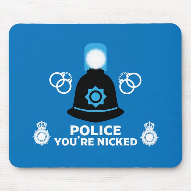 British Police Gifts And Accessories Latte Mug Mouse Pad (Front)