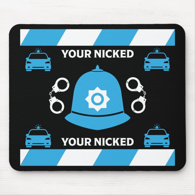 British Police Gifts And Accessories   Mouse Pad (Front)