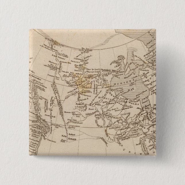 British possessions in America 15 Cm Square Badge (Front)