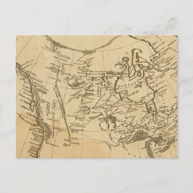 British Possessions in America Postcard (Front)