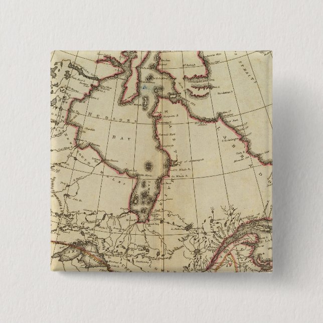 British Possessions in North America 15 Cm Square Badge (Front)