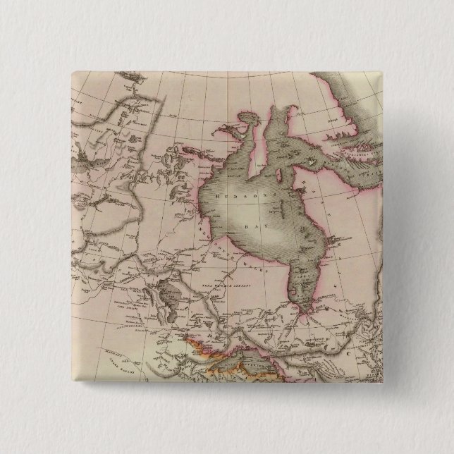 British possessions in North America 15 Cm Square Badge (Front)