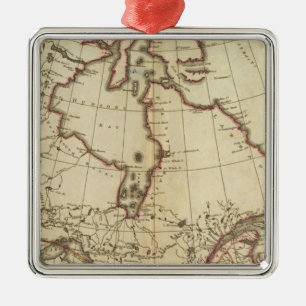 British Possessions in North America Metal Tree Decoration