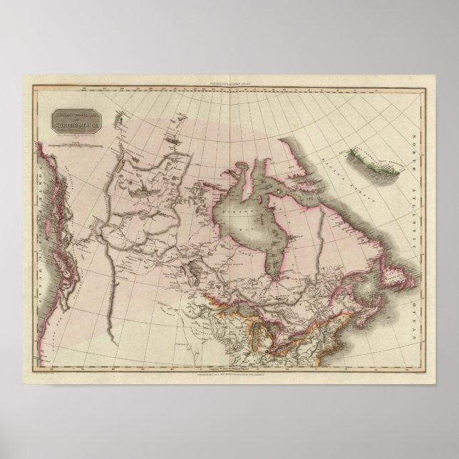 British possessions in North America Poster (Front)