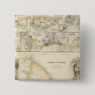 British Possessions in the Indian Seas 15 Cm Square Badge