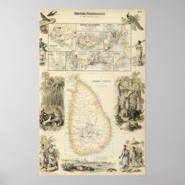 British Possessions in the Indian Seas Poster (Front)