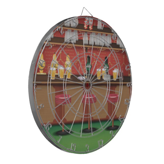British Pub Bar Dartboard (Front Left)