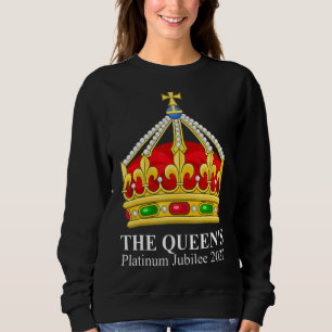 British Queen Monarchy Platinum Jubilee 70th Anniv Sweatshirt