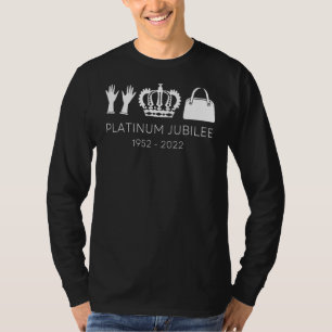 British Queen Platinum Jubilee 1952 2022 70th Ann T-Shirt