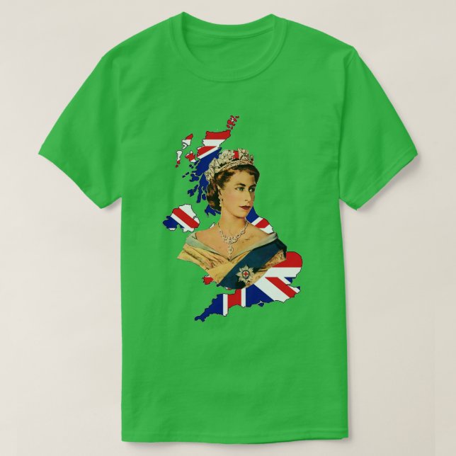 British Queens Platinum Jubilee - Honouring The El T-Shirt (Design Front)