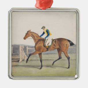 British Racehorse (The Duchess) Metal Ornament