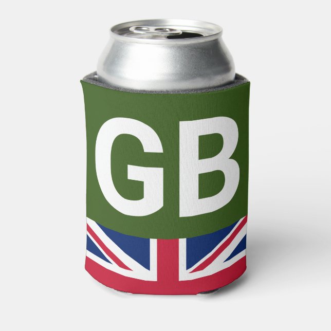 British Racing Green Can Cooler (Can Back)
