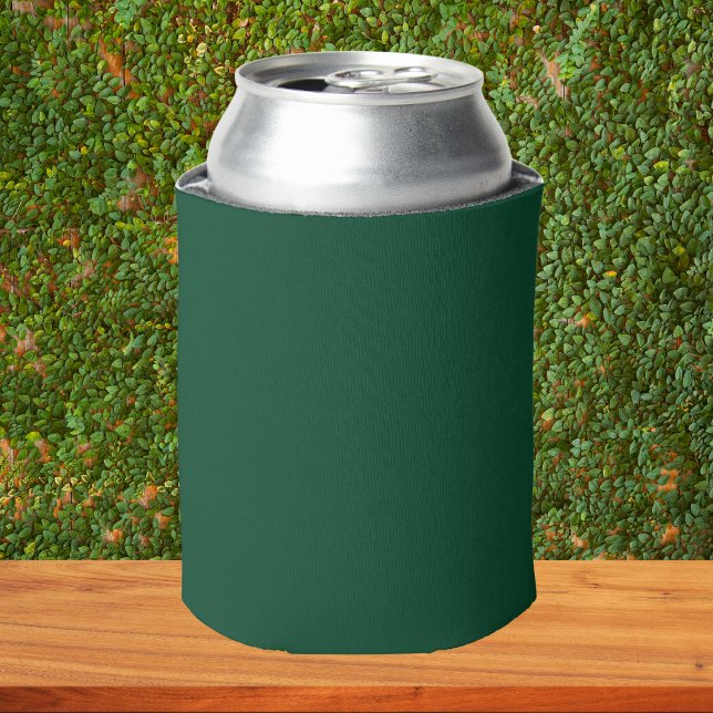 British Racing Green Solid Colour Can Cooler (Creator Uploaded)
