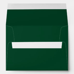 British racing green  (solid colour)  envelope