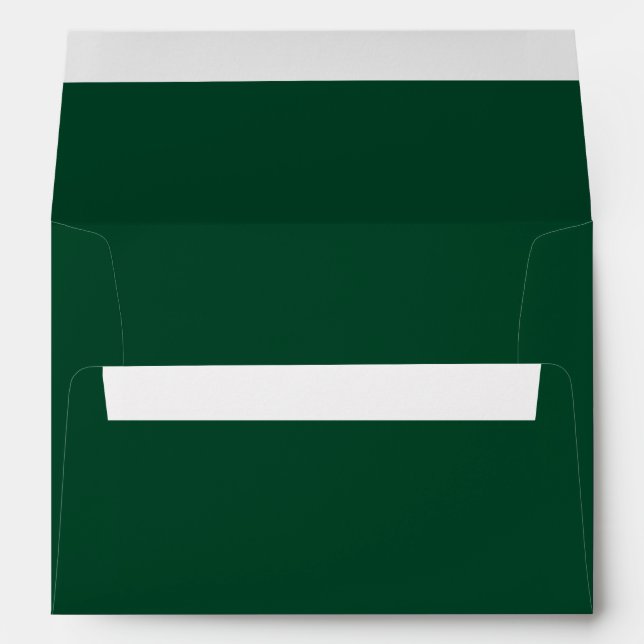 British racing green  (solid colour)  envelope (Back (Bottom))