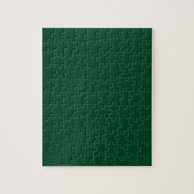 British racing green  (solid colour)  jigsaw puzzle (Vertical)